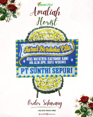 Papan Bunga Duka di Titeue